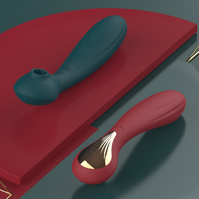 Eleganter Vibrator Mit Saugstimulation