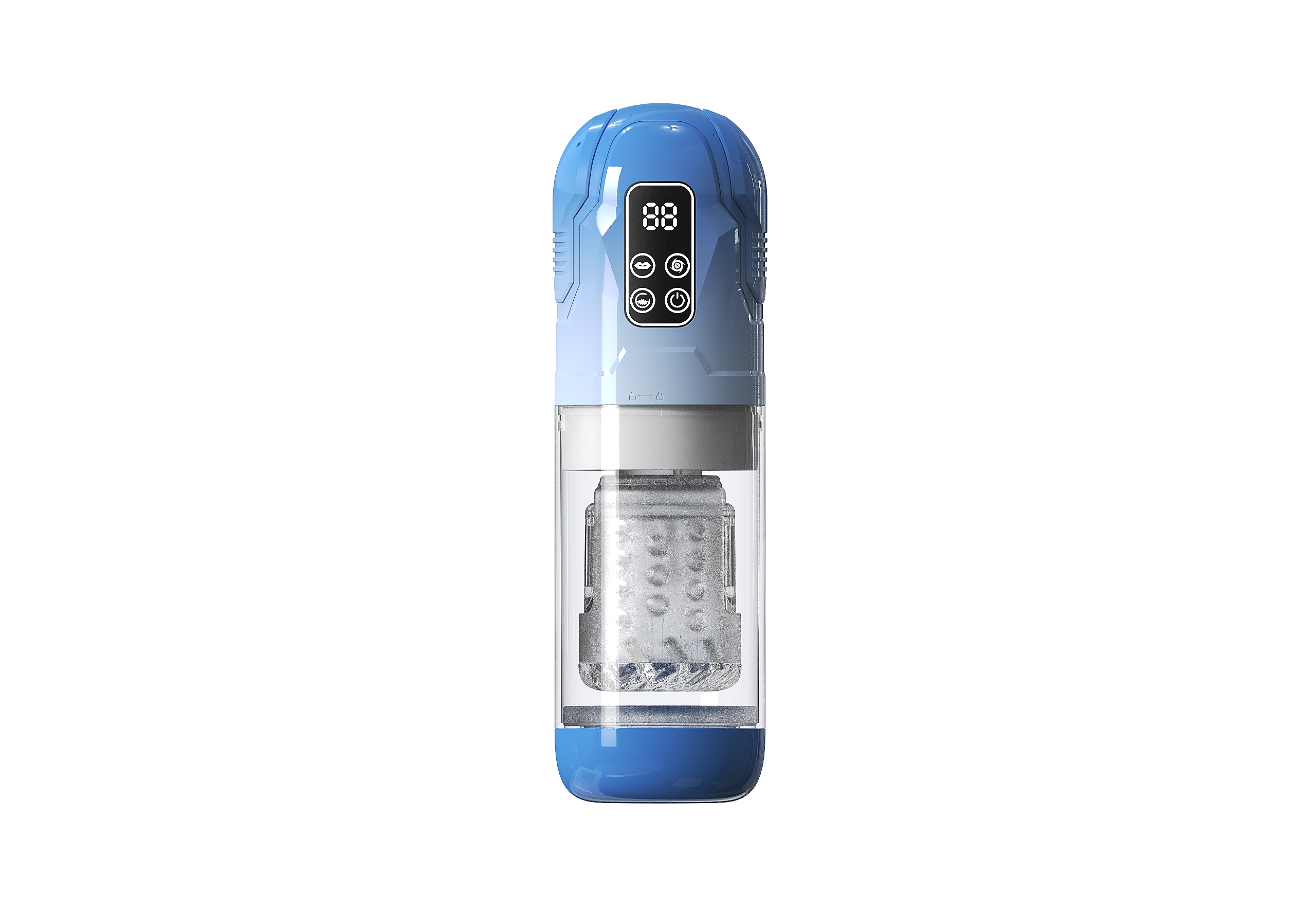 Automatischer Masturbator mit LED-Display
