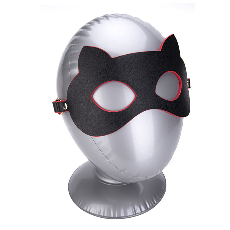 Katzenmaske aus Kunstleder
