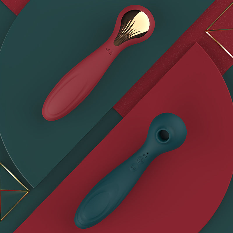 Eleganter Vibrator Mit Saugstimulation