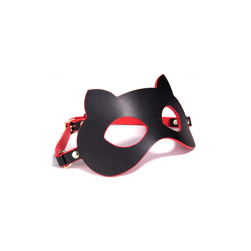 Katzenmaske aus Kunstleder