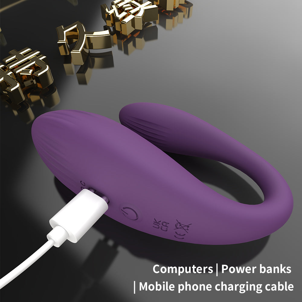 Lila Partnervibrator Mit Doppelstimulation