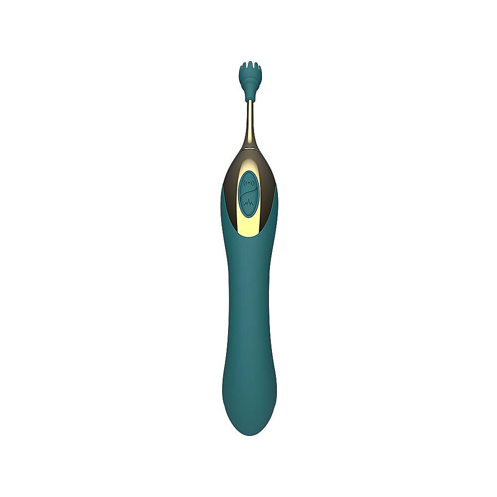 Auflegevibrator mit Klitorisstimulator