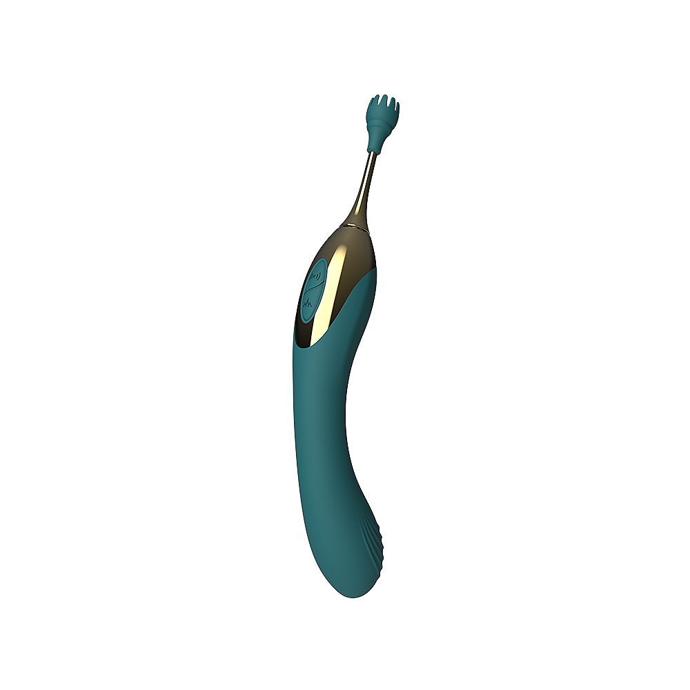 Auflegevibrator mit Klitorisstimulator