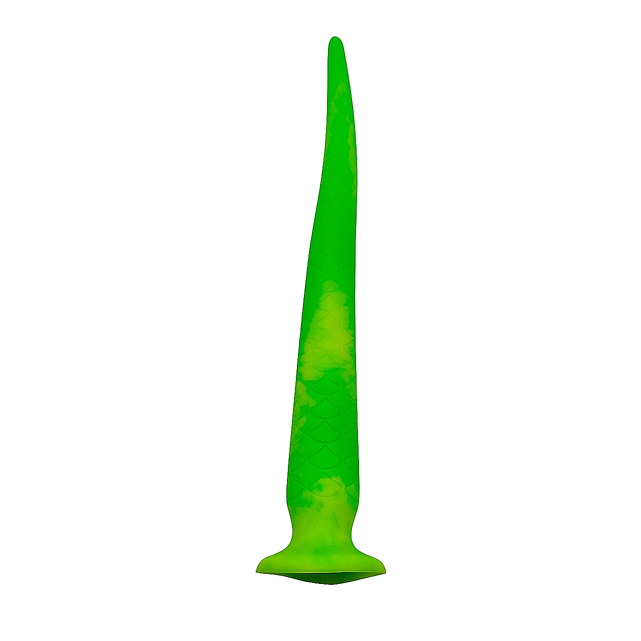 Dildo aus Silikon Neon Grün