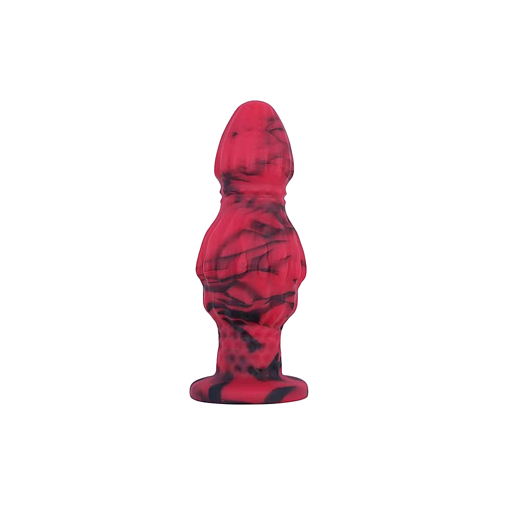 Inferno – Silikon Analplug mit Marmor-Effekt