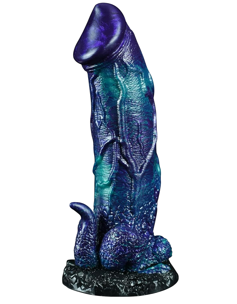 Dildo aus Silikon Dunkelviolett